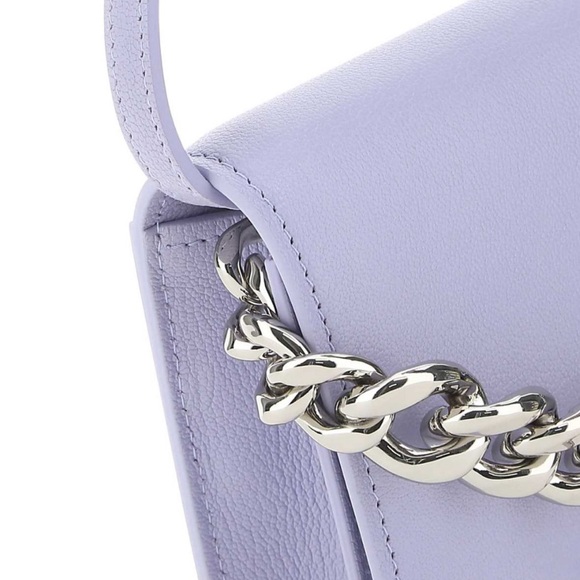 Alexander McQueen Four-Ring Mini Crossbody Bag - Purple - Picture 5 of 8